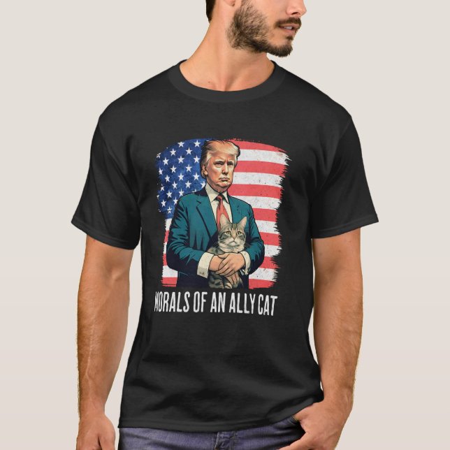 Morals Of An Ally Cat T-Shirt (Front)