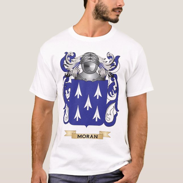 Moran Coat of Arms (Family Crest) T-Shirt (Front)