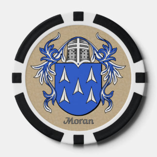 Moran Heraldic Arms Poker Chips