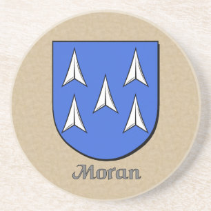 Moran Heraldic Shield Coaster