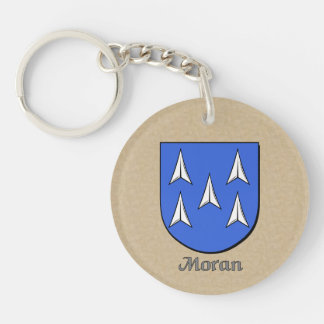 Moran Historical Shield with Flag of Mexico Key Ring