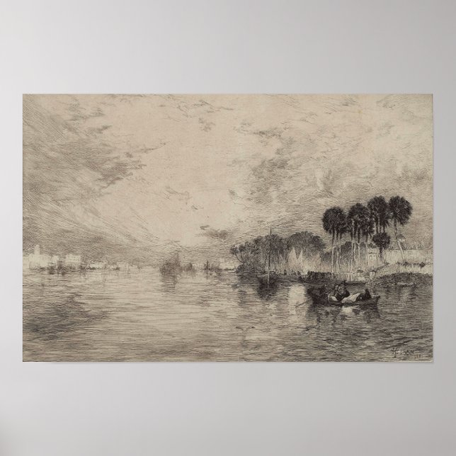 Moran - St. John's River Florida 1886 Poster (Front)