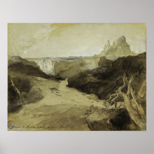 Moran - Study, Hagar And Ishmael In The Desert 18… Poster