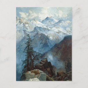Moran Summit of the Sierras Painting Postcard