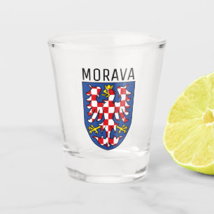 Moravia coat of arms - CZECHIA Shot Glass