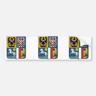 Moravian Silesian Region, Czech Bumper Sticker