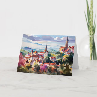 Moravian Village Card