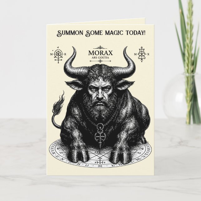 Morax The Goetic Guardian Awakens Card (Front)