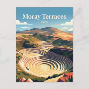 Moray Archaeological Site Peru Postcard