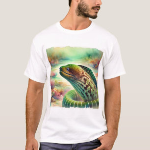 Moray Eel 130924AREF128 - Watercolor T-Shirt