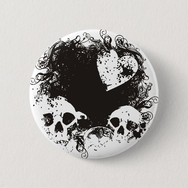 Morbid Romance 6 Cm Round Badge (Front)