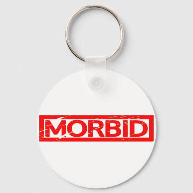 Morbid Stamp Key Ring (Front)