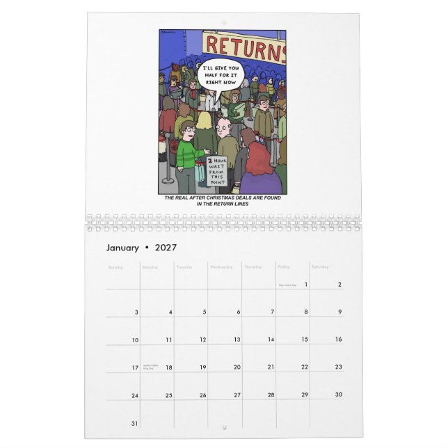 Mordant Orange 2011 - Wall Calendar (Jan 2027)