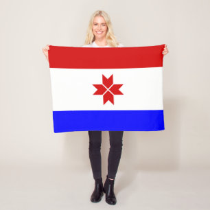 Mordovia Flag Fleece Blanket