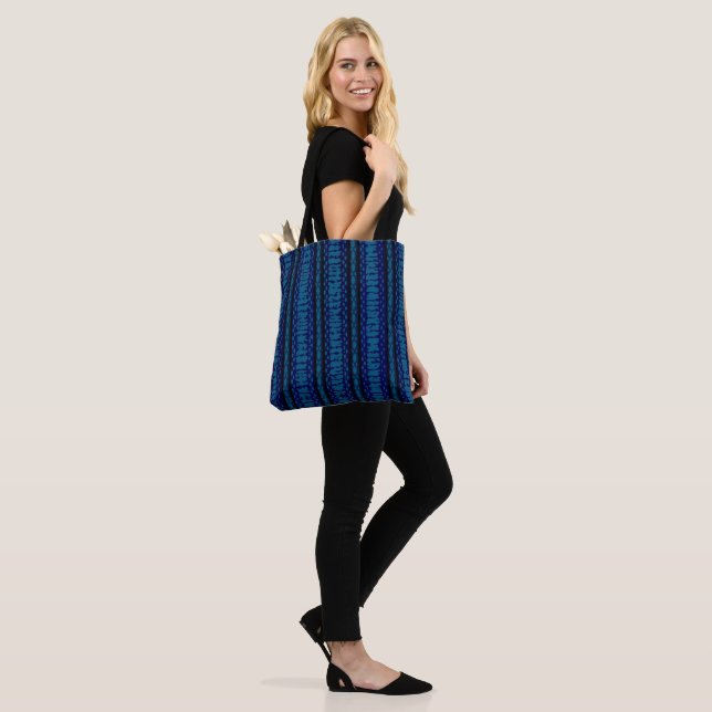 More 1960's Wallpaper Tote Bag (On Model)