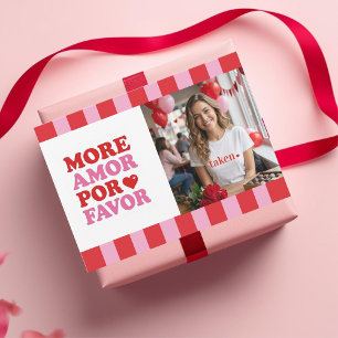 More Amor Por Favor Valentine Photo Card Modern