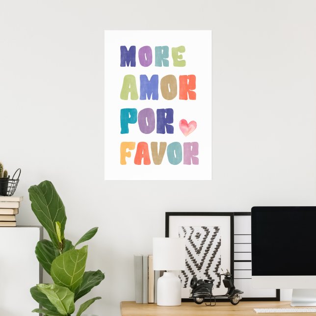 More amor por favour  poster (Home Office)