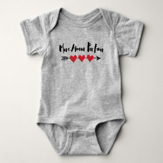 More amour pour favour baby bodysuit