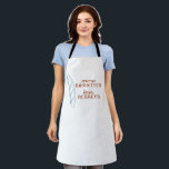 More Baguettes Less Regrets, French Bread Apron<br><div class="desc">You can never go wrong with a good baguette. Celebrate that wonder of French bakeries with this apron.</div>