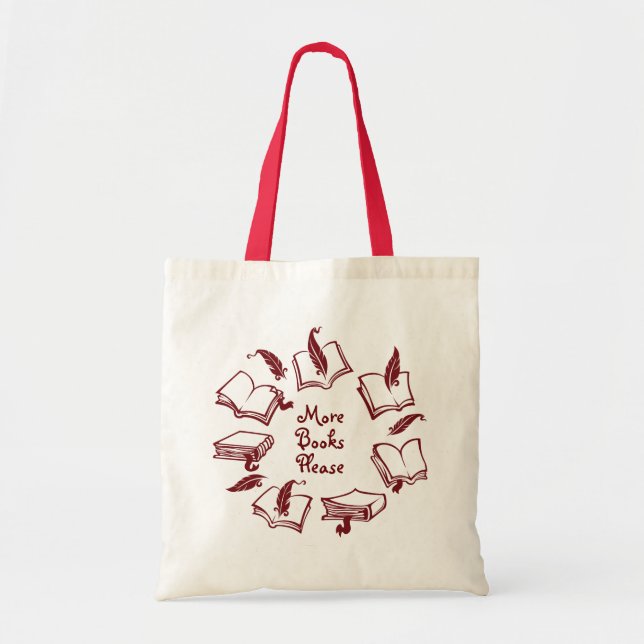 More Books Please Tote Bag (Front)