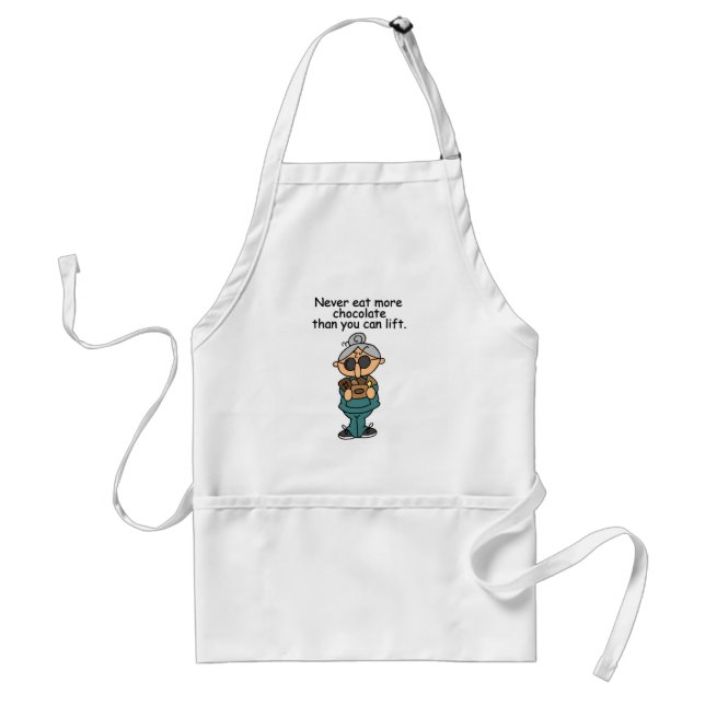 More Chocolate Humour Standard Apron (Front)