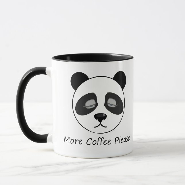 More Coffee Panda Mug (Left)