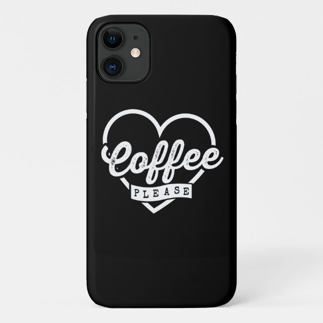 MORE COFFEE PLEASE Case-Mate iPhone CASE (Back)