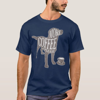 More Coffee Please Dog boy T-Shirt