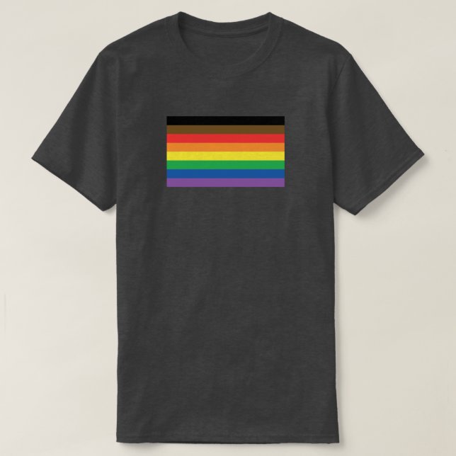 More Colour More Pride Rainbow Customisable LGBT T-Shirt (Design Front)