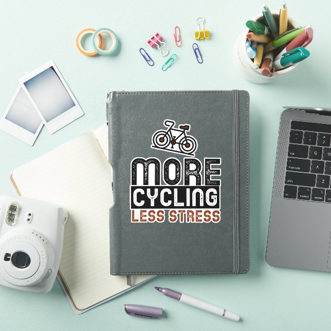 More cycling Less stress (iPad Cover)