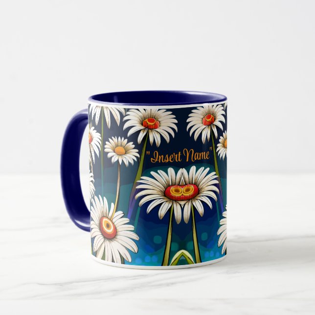 More Daisies: Floral Fun and Joy Mug (Front Left)