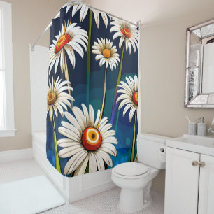 More Daisies: Floral Fun and Joy Shower Curtain