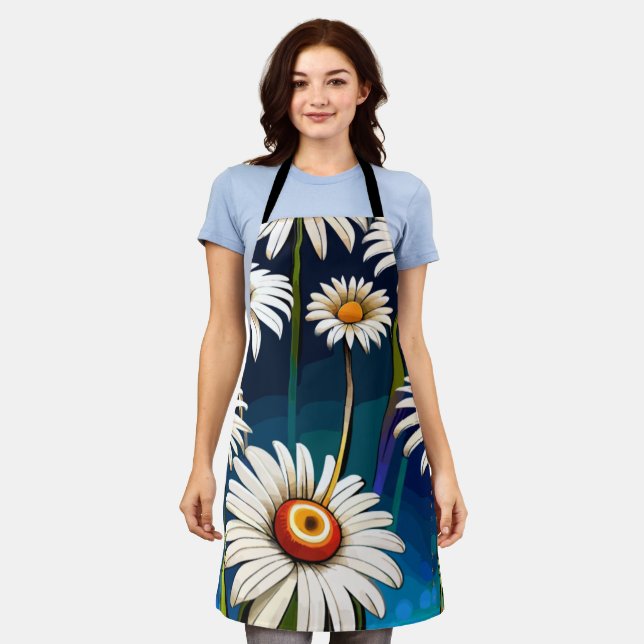 More Daisies: Fun and Joy Apron (Worn)