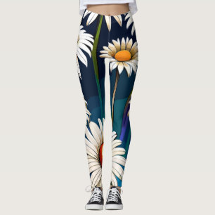 More Daisies: Fun and Joy Leggings