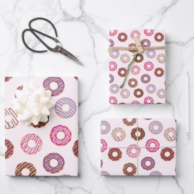 More Doughnuts  Wrapping Paper (Front)