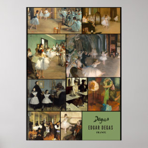  More Famous Impressionism by Edgar Degas Poster