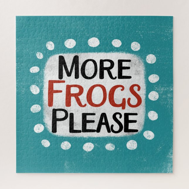 More Frogs Please Jigsaw Puzzle (Vertical)