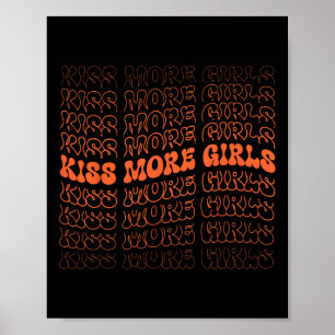 More Girls Lesbian Biual Lgbtq Gay Pride Women Poster
