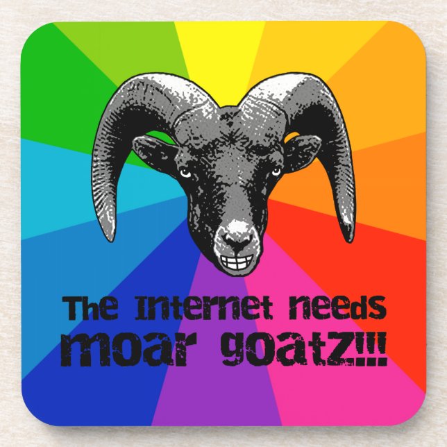 More Goatz Coaster (Front)