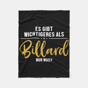 More Important Than Billiards Snooker Billiards Fleece Blanket