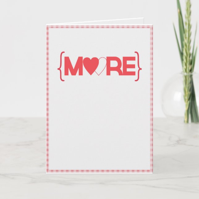 More Love Holiday Card (Front)