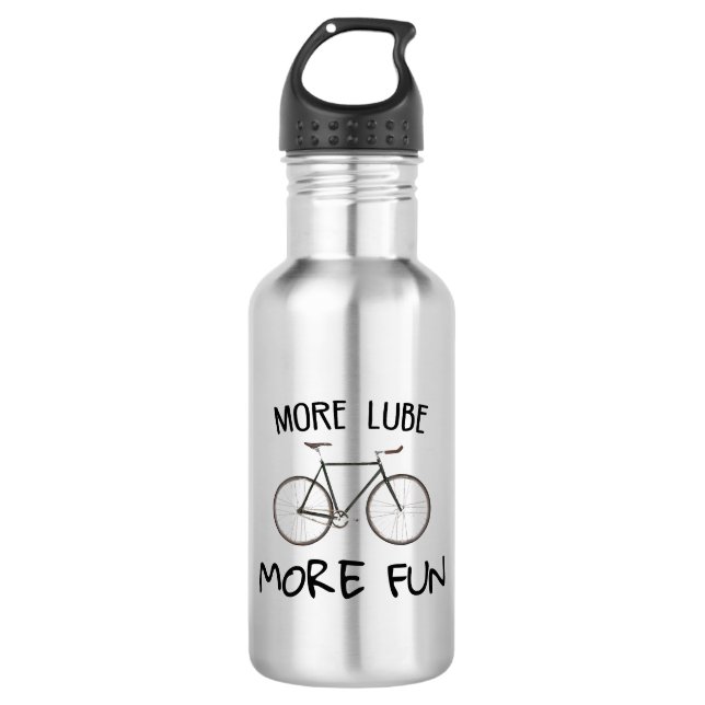 More Lube More Fun Cycling 532 Ml Water Bottle (Front)