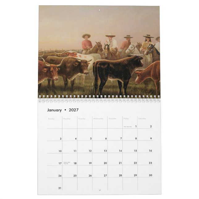 More of the Olds West 2014 Calendar (Jan 2027)