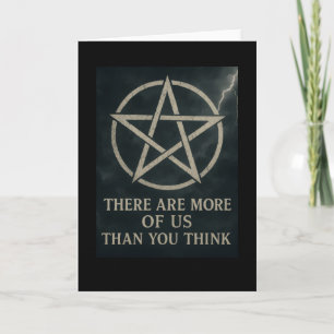 More of us Wicca Greetings Card