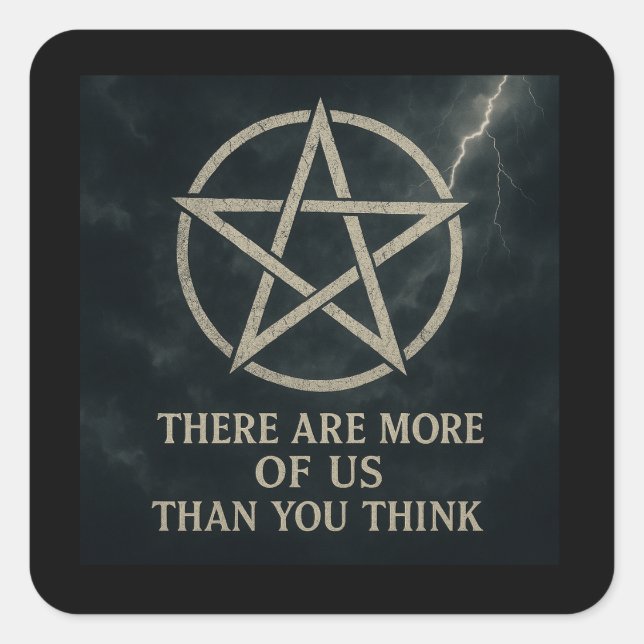 More of us Wicca Stickers (Front)