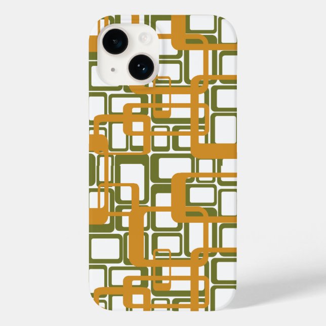 More Open Mid-Century Modern Rectangles Again  Case-Mate iPhone Case (Back)