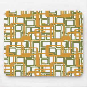 More Open Mid-Century Modern Rectangles Again Mouse Pad