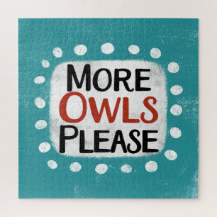 More Owls Please Jigsaw Puzzle