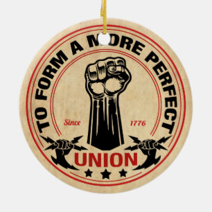 More Perfect Union 1016 Ceramic Tree Decoration