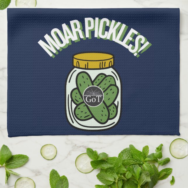 More Pickles! Kitchen Towel (Folded)
